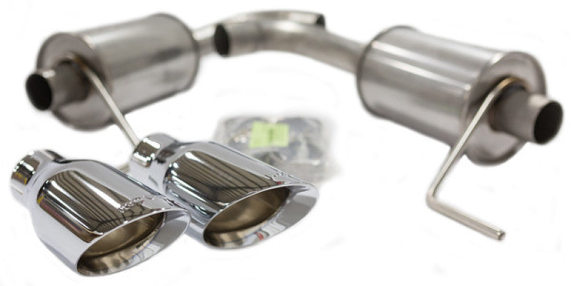 Roush 2015-2024 Ford Mustang 3.7L/2.3L V6/I4 Exhaust Kit w/ Round Tips - Racecraft Industries