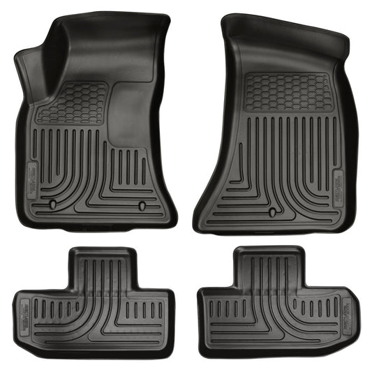 Husky Liners 11-12 Dodge Challenger WeatherBeater Combo Black Floor Liners - Racecraft Industries
