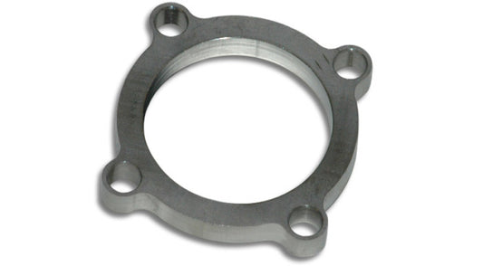 Vibrant GT series / T3 Discharge Flange (4 Bolt) with 2.5in Inlet ID Mild Steel 1/2in Thick - Racecraft Industries
