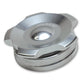 Vibrant 2.75in OD Aluminum Weld Bungs w/ Polished Aluminum Threaded Cap (incl. O-Ring) - Racecraft Industries