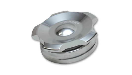 Vibrant 2.75in OD Aluminum Weld Bungs w/ Polished Aluminum Threaded Cap (incl. O-Ring) - Racecraft Industries