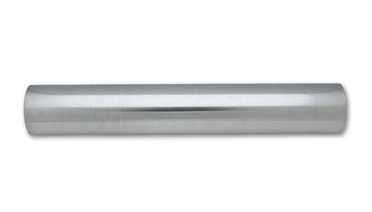 Vibrant 2in O.D. Universal Aluminum Tubing (18in long Straight Pipe) - Polished - Racecraft Industries