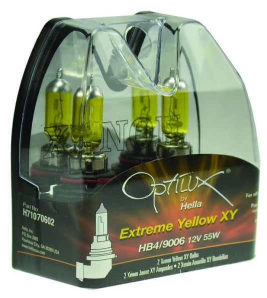 Hella Optilux HB4 9006 12V/55W XY Xenon Yellow Bulb - Racecraft Industries