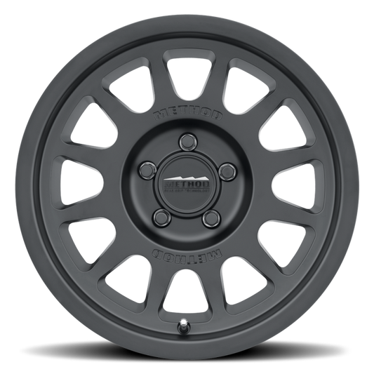 Method MR703 17x8.5 0mm Offset 5x5 71.5mm CB Matte Black Wheel - Racecraft Industries