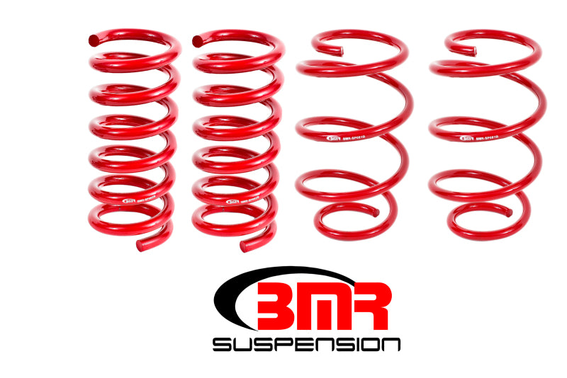 BMR 15-17 S550 Mustang Performance Version Lowering Springs (Set Of 4) - Red - Racecraft Industries
