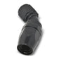 Russell Performance -8 AN Black 45 Degree Full Flow Hose End - Racecraft Industries