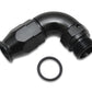 Vibrant -8AN Hose to -10ORB Aluminum 90 deg One Piece Fitting for PTFE Hose - Racecraft Industries