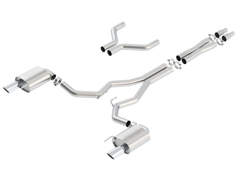 Borla Atak Cat-Back 15-17 Ford Mustang GT 5.0L V8 MT/AT 3in pipe 4in tip - Racecraft Industries