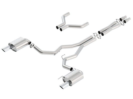 Borla Atak Cat-Back 15-17 Ford Mustang GT 5.0L V8 MT/AT 3in pipe 4in tip - Racecraft Industries