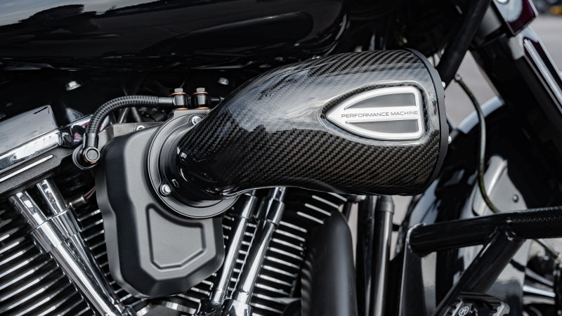 Performance Machine 17-23 Touring, 18-24 107/114/117 CI Softail C4 Series Air Cleaner - CF/Black Ops - Racecraft Industries