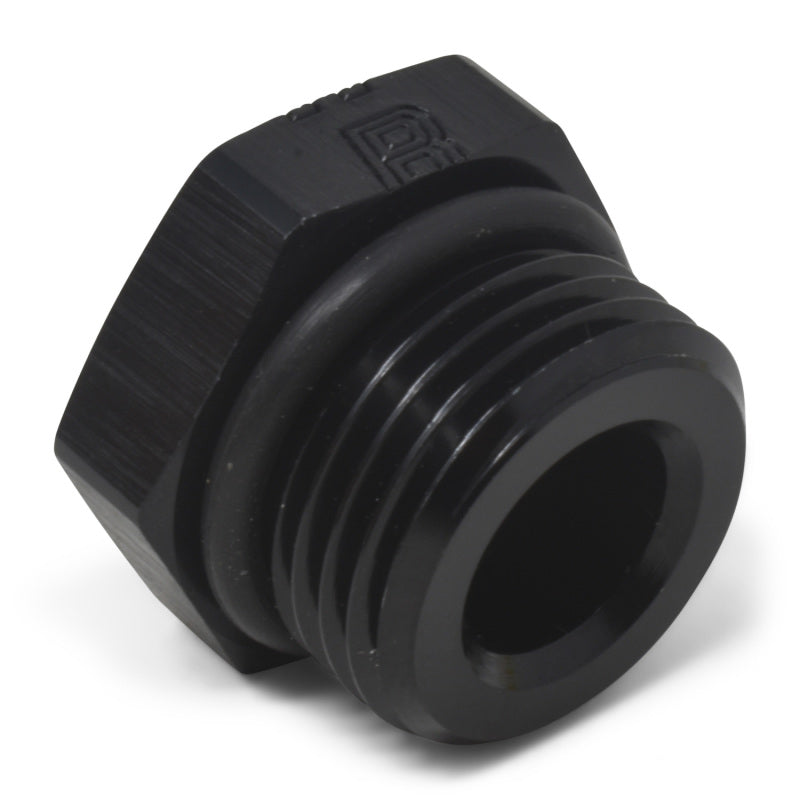 Russell Performance -8 AN Straight Thread Plug (Black) - Racecraft Industries