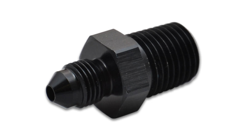 Vibrant -4AN to 1/8in NPT Straight Adapter Fitting - Aluminum - Racecraft Industries