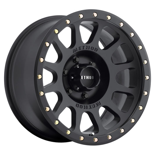 Method MR305 NV 17x8.5 0mm Offset 6x135 94mm CB Matte Black Wheel - Racecraft Industries