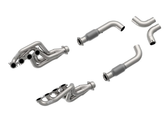 Kooks 2020 Mustang GT500 5.2L 2in x 3in SS Headers w/GREEN Catted Connection Pipe - Racecraft Industries