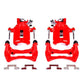 Power Stop 05-14 Ford Mustang Rear Red Calipers w/Brackets - Pair - Racecraft Industries