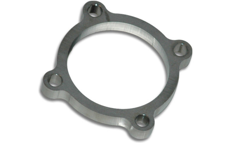 Vibrant GT series / T3 Turbo Discharge Flange (4 Bolt) with 3in Inlet I.D. T304 SS 1/2in Thick - Racecraft Industries