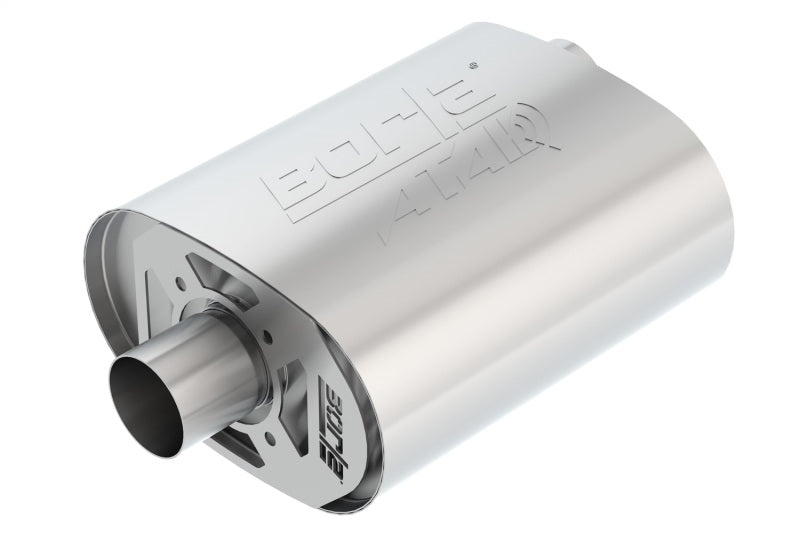 Borla CrateMuffler Ford 5.0L Coyote ATAK 2.5in Offset/Center 12in x 6in x 10.34in Muffler - Racecraft Industries