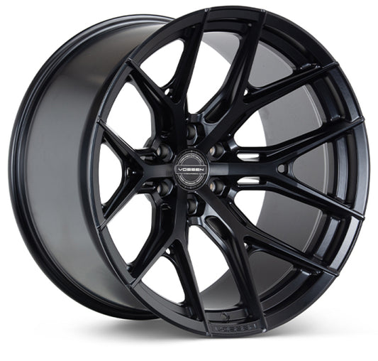Vossen HF6-4 22x10 / 6x135 / ET-18 / Super Deep Face / 87.1 - Satin Black Wheel - Racecraft Industries
