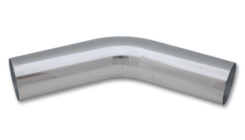 Vibrant 4.5in OD T6061 Aluminum Mandrel Bend 45 Degree - Polished - Racecraft Industries