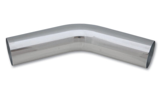 Vibrant 4.5in OD T6061 Aluminum Mandrel Bend 45 Degree - Polished - Racecraft Industries