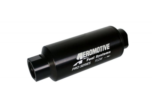 Aeromotive Pro-Series In-Line Fuel Filter - ORB-12 - 10 Micron Microglass Element - Racecraft Industries