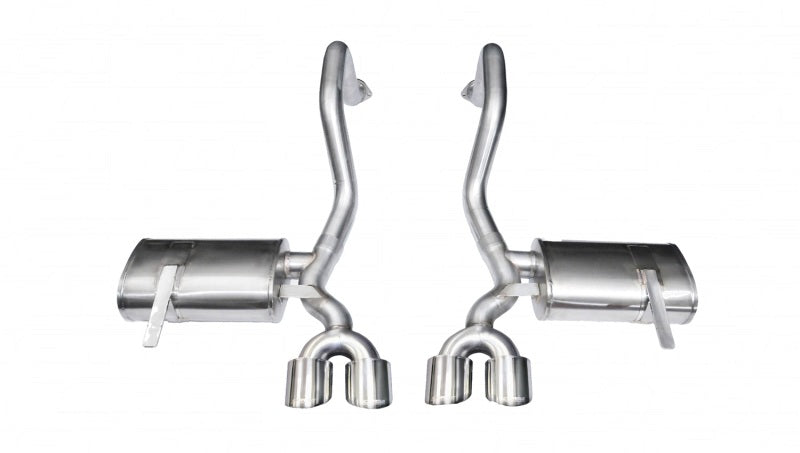 Corsa 1997-2004 Chevrolet Corvette C5 Z06 5.7L V8 Polished Xtreme Axle-Back Exhaust - Racecraft Industries