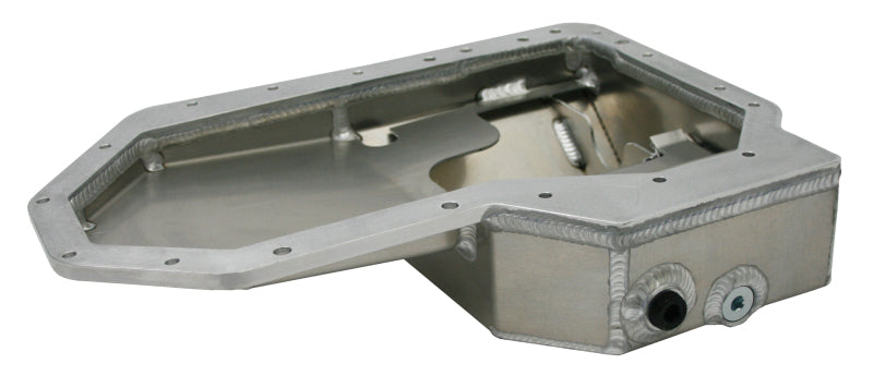 Moroso Mitsubishi Evo 10 (w/Factory AC) Road Race Baffled Extra Capacity Aluminum Oil Pan - Racecraft Industries