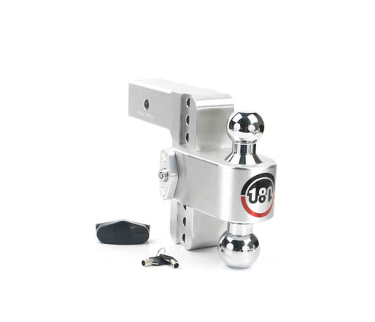Weigh Safe 180 Hitch 6in Drop Hitch & 2.5in Shank (10K/18.5K GTWR) - Aluminum - Racecraft Industries
