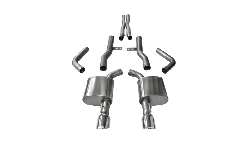 Corsa 2015-2023 Dodge Charger SRT/Scat Pack/R/T 6.4L Polished Xtreme Cat-Back Exhaust - Racecraft Industries