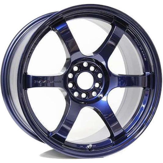 Gram Lights 57DR 18x9.5 +38 5-114.3 Eternal Blue Pearl Wheel (Min Order Qty 20) - Racecraft Industries