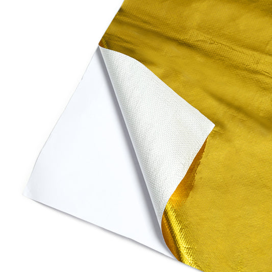 Mishimoto Gold Reflective Barrier w/ Adhesive Backing 12 inches x 24 inches - Racecraft Industries