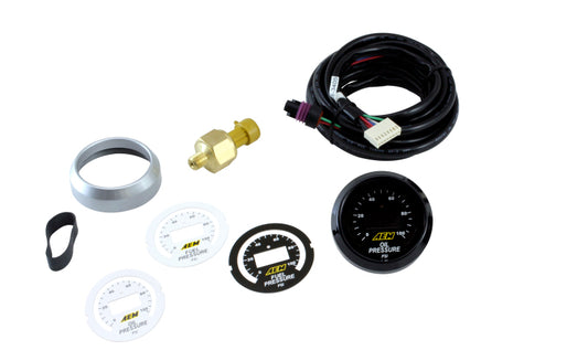 AEM 52mm Pressure (Oil or Fuel) Digital Gauge - Racecraft Industries