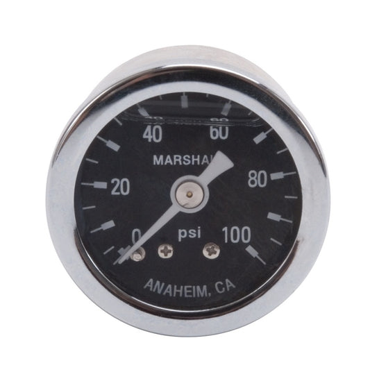 Russell Performance 100 psi fuel pressure gauge (Liquid-filled) - Racecraft Industries