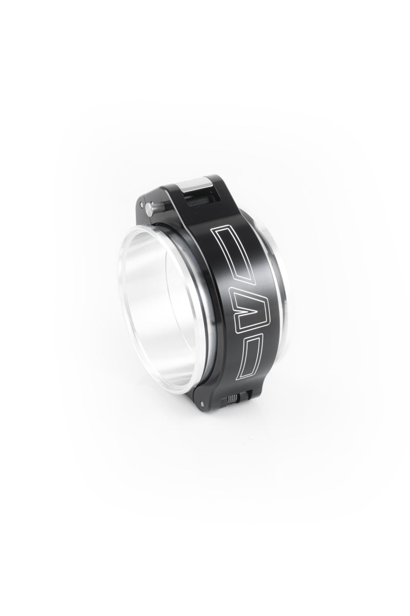 Vibrant 5in O.D. Aluminized HD 2.0 Clamp Assembly - Anodized Black - Racecraft Industries