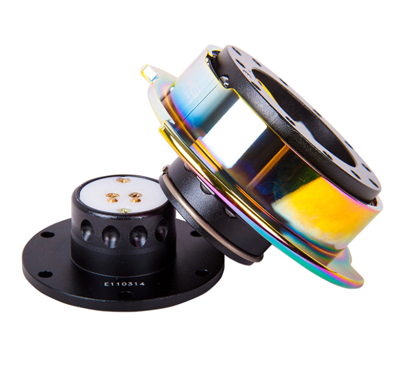 NRG Quick Release Gen 2.5 - Black Body / Neochrome Ring - Racecraft Industries