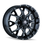 Mayhem 8015 Warrior 20x9 / 6x135 BP / 18mm Offset / 106mm Hub Black w/ Milled Spokes Wheel - Racecraft Industries