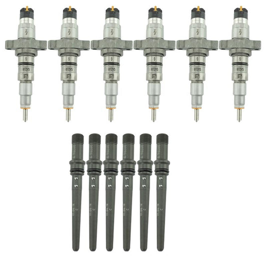 Industrial Injection 04.5-07 Dodge Cummins 5.9L Reman Stock Injector w/ Connecting Tubes - Racecraft Industries
