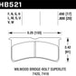 Hawk Wilwood Superlite SL4R 7420 HPS 5.0 Brake Pads - Racecraft Industries