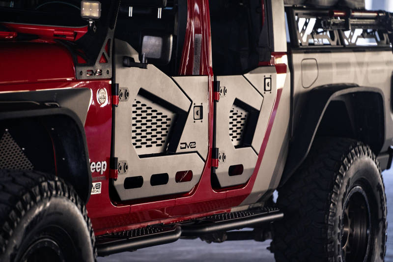 DV8 Offroad 18-22 Jeep Wrangler JL/JT Spec Series Half Doors - Front Set - Racecraft Industries
