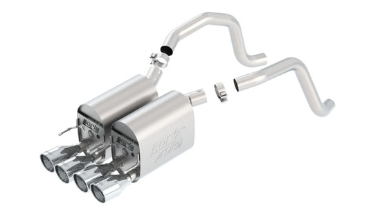 Borla 05-08 Chevrolet Corvette Coupe/Conv 6.0L/6.2L 8cyl Aggressive ATAK Exhaust (rear section only) - Racecraft Industries