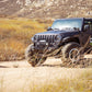 DV8 Offroad 07-23 Jeep Wrangler/Gladiator JT/JK/JL FS-25 Stubby Front Bumper w/Plated Bull Bar - Racecraft Industries