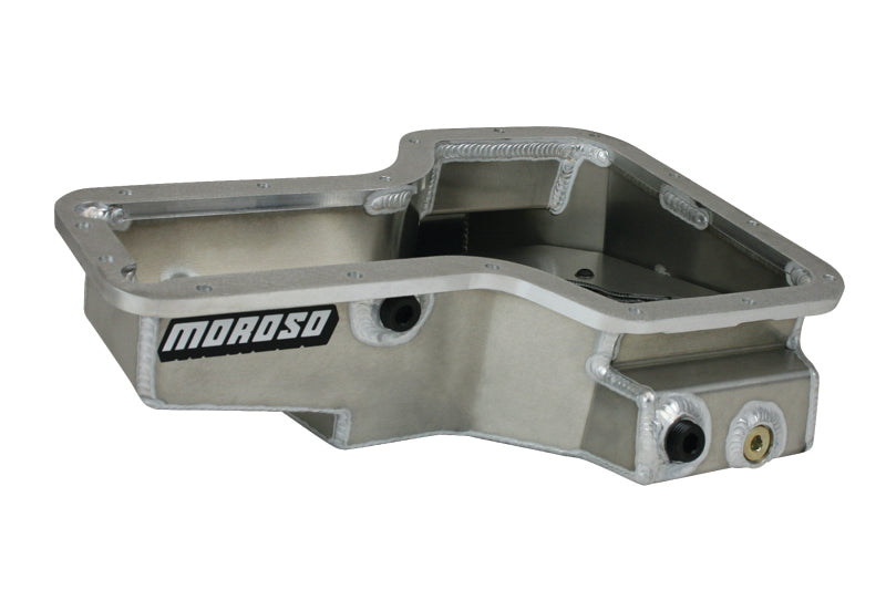 Moroso Lotus/Toyota 1ZZ/2ZZ Road Race Baffled Wet Sump 6qt Stock Depth Aluminum Oil Pan - Racecraft Industries