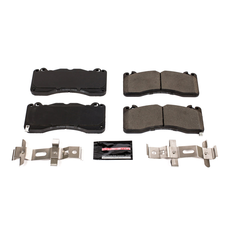 Power Stop 15-19 Ford Mustang Front Z23 Evolution Sport Brake Pads w/Hardware - Racecraft Industries