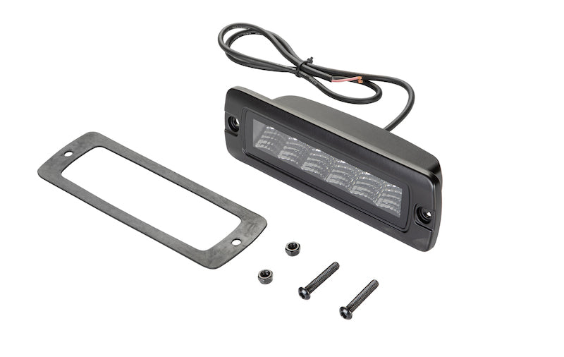 Hella Universal Black Magic 6 L.E.D. Flush Mount Mini Light Bar - Flood Beam - Racecraft Industries