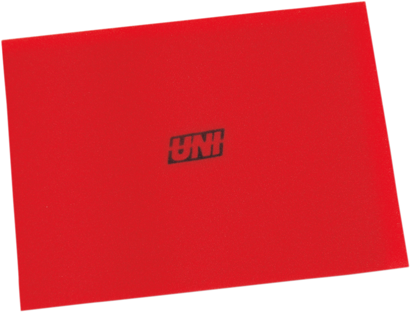 Uni FIlter Red 12in x 16in x 3/8in 40 PPI Foam Sheets - Racecraft Industries