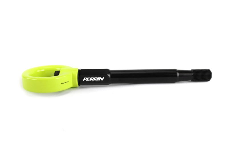 Perrin 2022 Subaru WRX / 18-21 Crosstrek / 14-21 Forester Tow Hook Kit (Front) - Neon Yellow - Racecraft Industries
