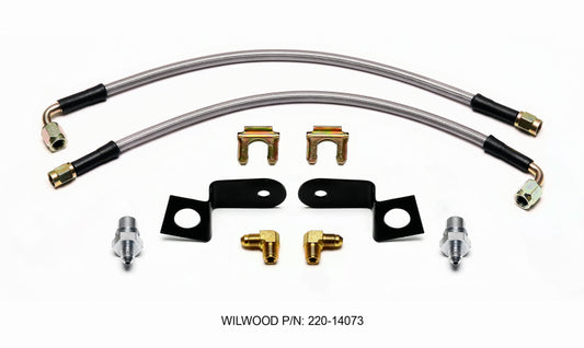 Wilwood Flexline Kit 14in. M10-1.00 90 Deg - Racecraft Industries