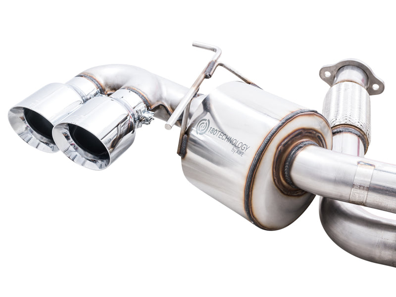 AWE Tuning 2020 Chevrolet Corvette (C8) Touring Edition Exhaust - Quad Chrome Silver Tips - Racecraft Industries