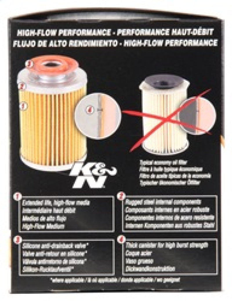 K&N Buick / Chevrolet / Oldsmobile Performance Gold Oil Filter - Racecraft Industries