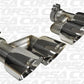 Corsa 2015-2017 Ford Mustang GT 5.0 Polish Quad Tips Kit - Racecraft Industries